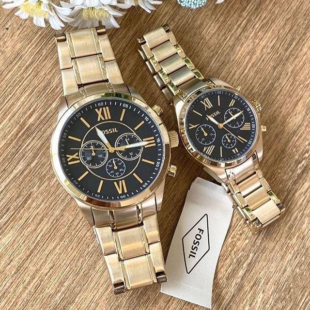 Fossil his hers watch sets best sale